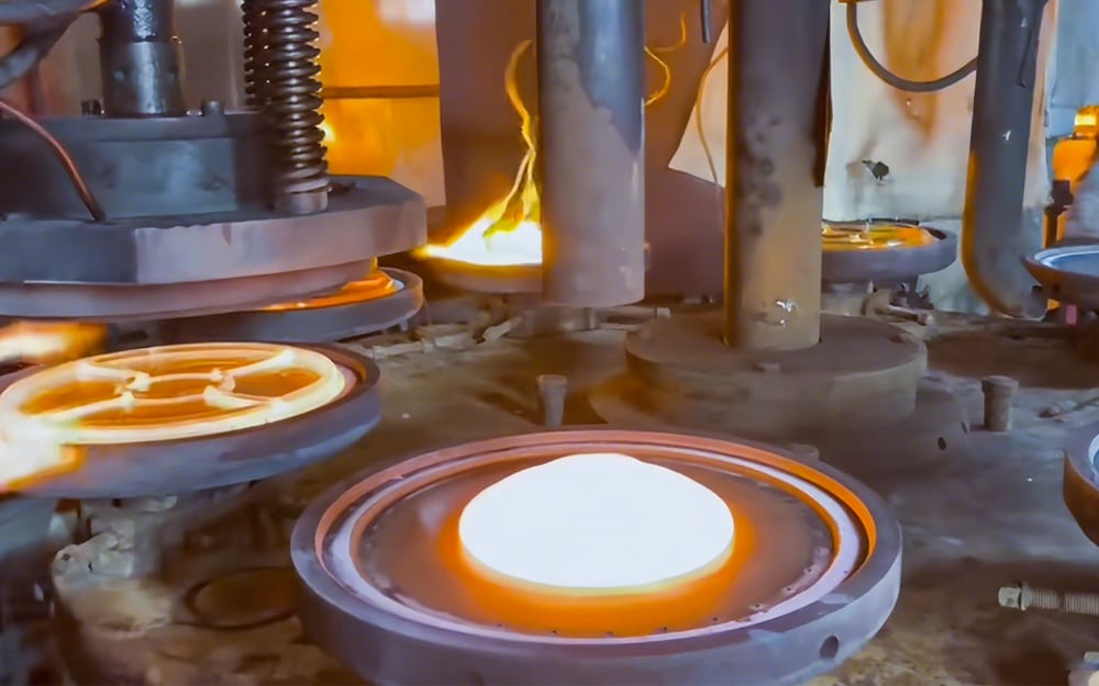glass bowl production