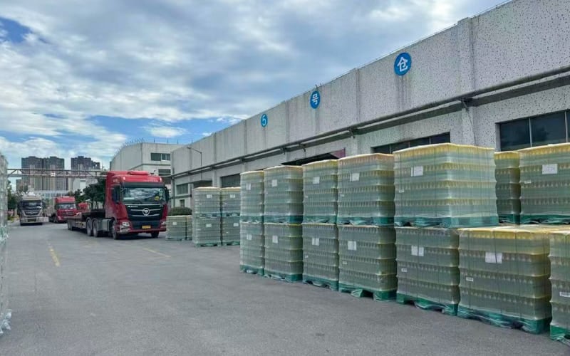 Glass Olive Oil Bottle Loading