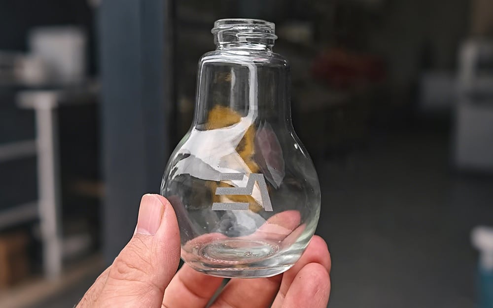 Glass Bulb Spice Bottle