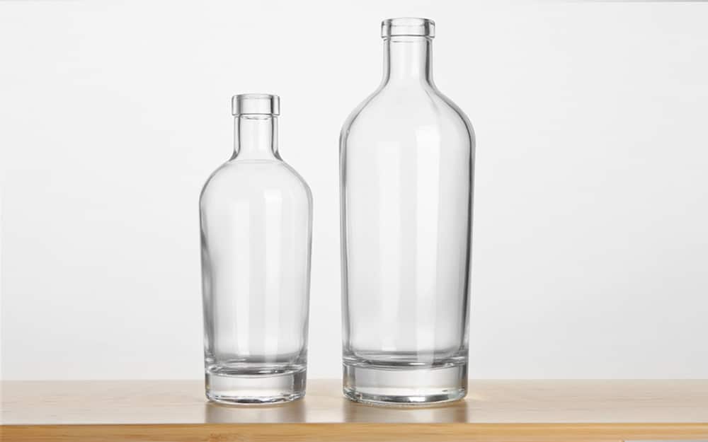 375ml & 750ml glass spirit bottles for sale