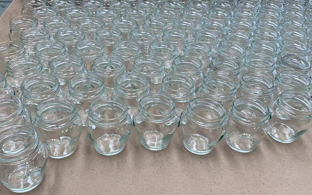 106ml Orcio Jar Glass high white flint