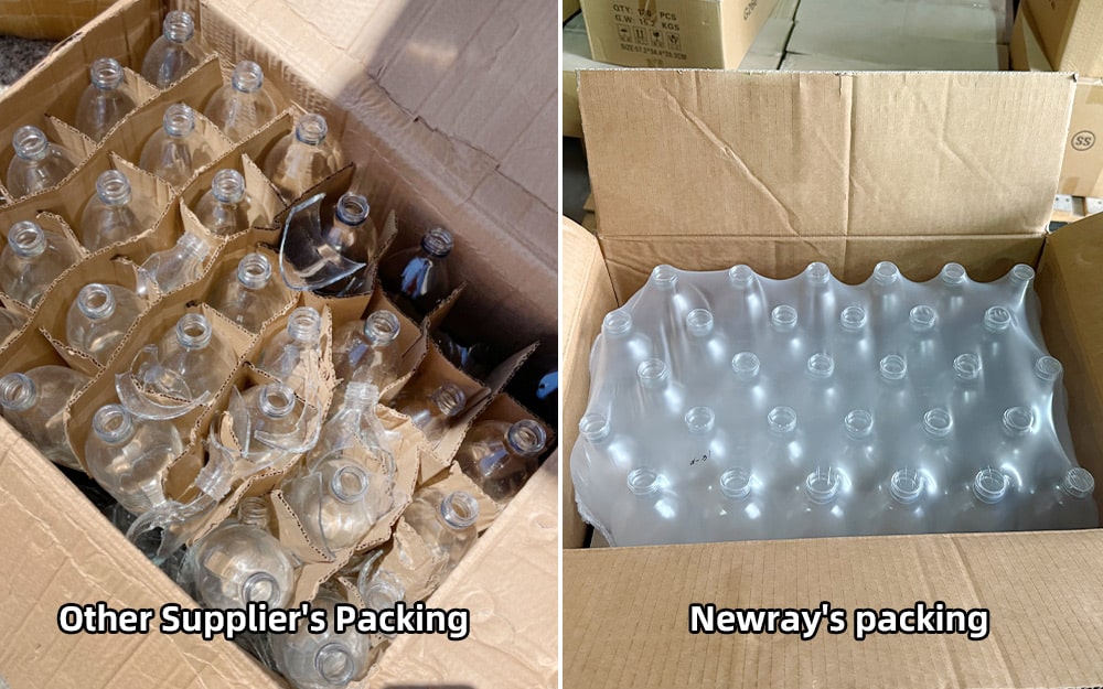 Packaging Differnt for glass bottles