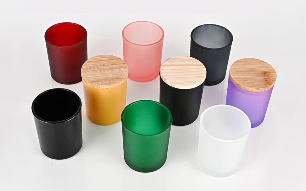 colored candle jars supplier