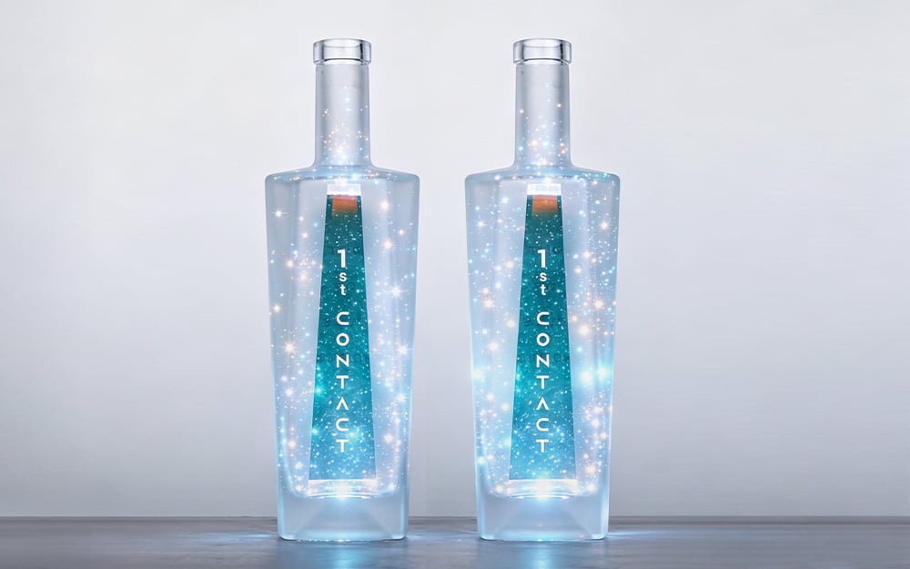 Custom 750ml vodka glass bottles supplier