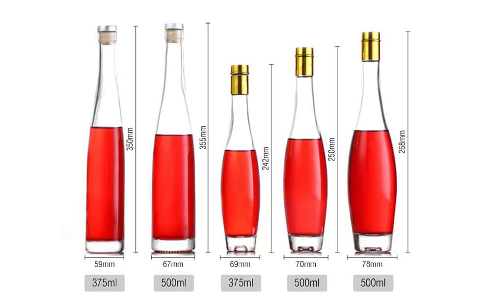 Super flint Glass liquor Bottle